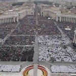 На церемонию канонизации в Рим прибыли 800 тысяч паломников