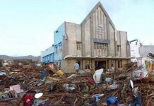 Церковь адвентистов уцелела после землетрясения на Филиппинах Церковь адвентистов на Филиппинах