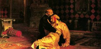 Иван Грозный И. Репин - "Иван Грозный убивает своего сына"