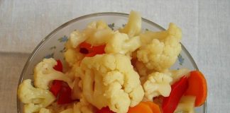 Салат из моркови и цветной капусты
