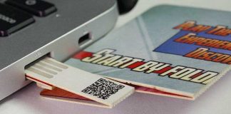 Бумажная флешка для свидетельства Бумажная флешка для свидетельства