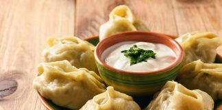 Манты с картофелем и тыквой