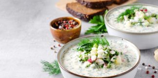 Лёгкая окрошка