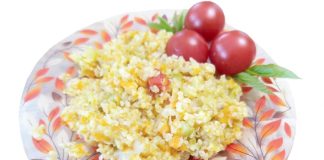 Монастырская каша с кабачком