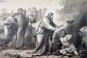Иисус Христос исцеляет бесноватого