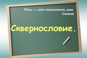 Размышления о сквернословии